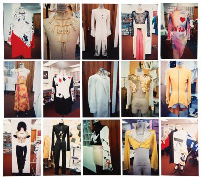 Lot #8170 Prince Wardrobe (62) Photographs of Outfits, Costumes, and Designs - Image 1