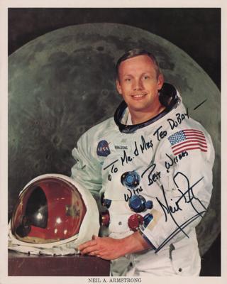 Lot #9280 Neil Armstrong Signed Photograph
