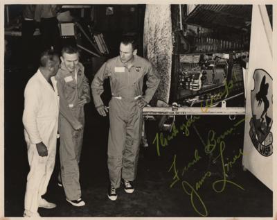 Lot #9160 Gemini 7 Signed Photograph - Image 1
