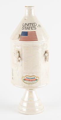 Lot #9326 Apollo 11 Command/Service Module Red Wine Decanter - Image 1