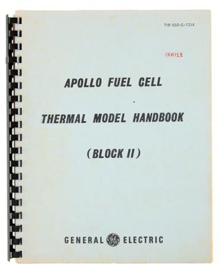 Lot #9597 Apollo Fuel Cell Thermal Model Handbook (Block II)