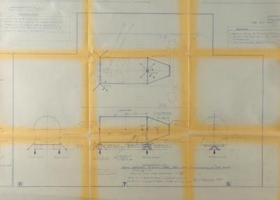Lot #9606 Saturn S-IVB Transportration Plan Blueprint - Image 3