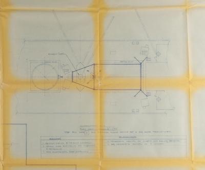 Lot #9606 Saturn S-IVB Transportration Plan Blueprint - Image 4
