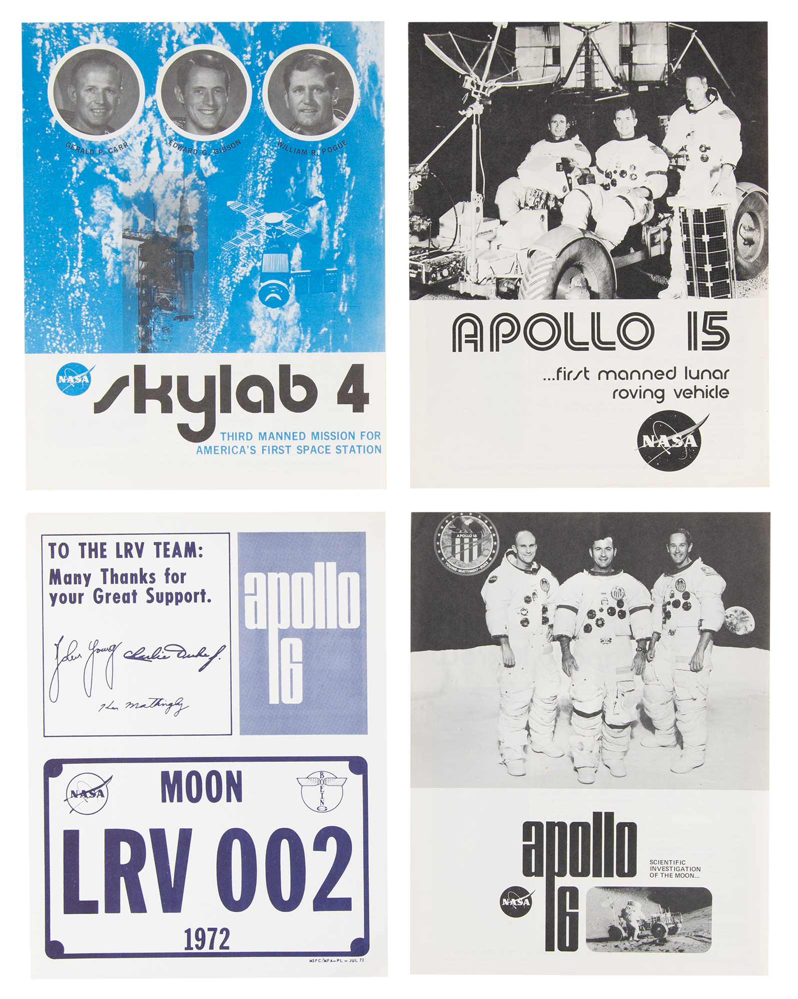 Lot #9611 NASA Ephemera: Mercury, Apollo, and Skylab - Image 3