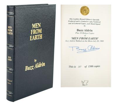 Lot #9329 Buzz Aldrin Signed Book - Image 1