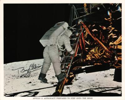 Lot #9316 Buzz Aldrin Signed Photograph