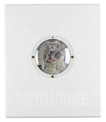 Lot #9293 Buzz Aldrin Signed Print and Limited Edition Moonfire Book - Image 4