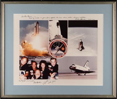 Lot #9773 STS-7 Signed Oversized Photograph - Image 2