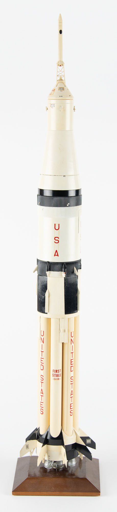 Saturn IB Rocket Model With Apollo CSM LM Payload RR Auction