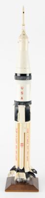 Lot #9873 Saturn IB Rocket Model with Apollo CSM/LM Payload - Image 6