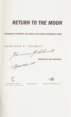 Lot #9550 Harrison Schmitt Signed Book - Image 2