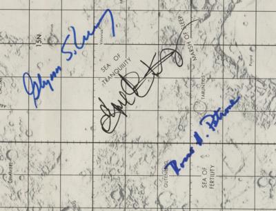 Lot #9695 Flight Directors Signed Apollo 8 Lunar Photography Index