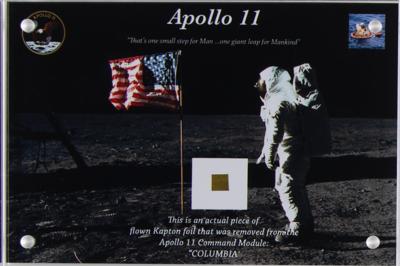 Lot #9321 Apollo 11 Kapton Foil (Attested as Flown) - Image 1
