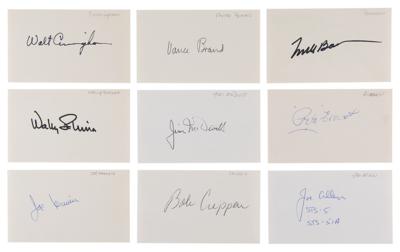 Lot #9587 Astronauts, Test Pilots, and Mission Specialists (100) Signatures