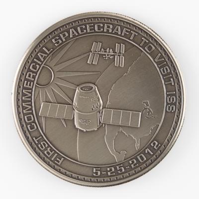 Lot #9893 SpaceX COTS Demo Flight 2 Employee Medallion