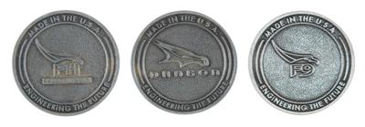 Lot #9894 SpaceX Engineering the Future Employee Medallions (3) - Image 2