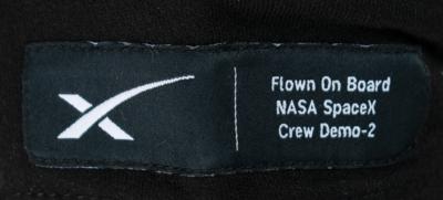 Lot #9891 SpaceX DM-2 Crew Dragon Flown Tag Sweatshirt - Image 3