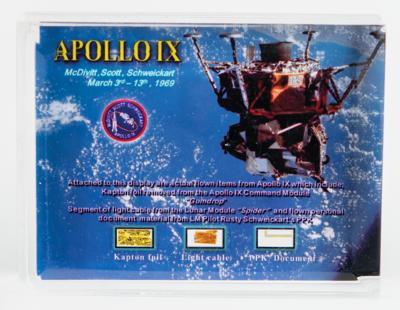 Lot #9234 Apollo 9 Relic Display (Attested as Flown) - Image 3