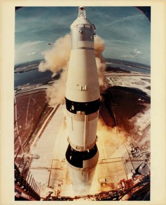 Lot #9297 Apollo 11 Original 'Type 1' Launch Photograph - Image 1