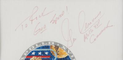 Lot #9552 Gene Cernan Signed Apollo 17 Beta Cloth - Image 3