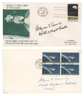 Lot #9710 Glynn S. Lunney (2) Signed Covers - Image 1