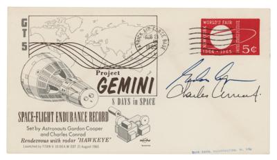 Lot #9149 Gemini 5 Signed Launch Day Cover
