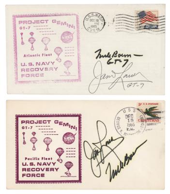 Lot #9154 Gemini 7 (2) Signed Recovery Covers