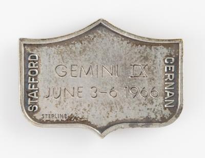 Lot #9132 Gene Cernan's Gemini 9 Flown Fliteline Medallion - Image 2