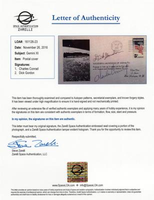 Lot #9156 Gemini 11 (2) Signed 'Launch Day' Covers - Image 2