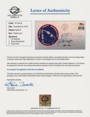 Lot #9225 Apollo 9 Signed Launch Day Cover - Image 2
