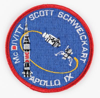 Lot #9221 Jim McDivitt's Apollo 9 Flown Crew Patch - Image 2