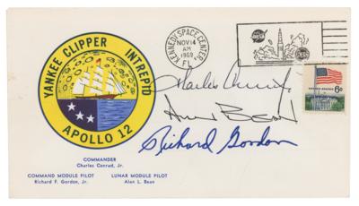 Lot #9358 Apollo 12 Signed Launch Day Cover