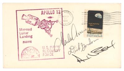 Lot #9359 Apollo 12 Signed Recovery Cover