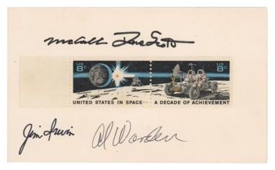 Lot #9468 Apollo 15 and Robert McCall Signatures