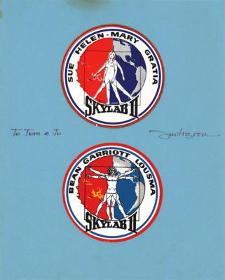 Lot #9728 Skylab 3 Wives Signed Decal - Image 2