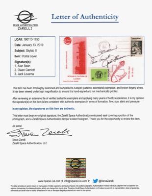 Lot #9729 Skylab 3 Signed Launch Day Cover - Image 2