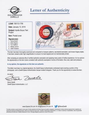 Lot #9746 Apollo-Soyuz Signed Launch Day Cover - Image 2