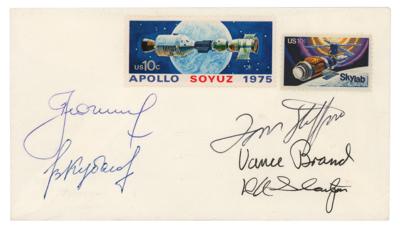 Lot #9753 Apollo-Soyuz Signed Cover