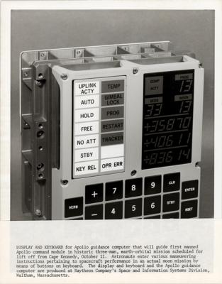Lot #9179 Apollo 7 Raytheon Mission Analyzer Press Kit - Image 6