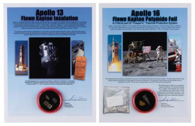 Lot #9395 Apollo 13 and 16 Kapton Foil (Attested