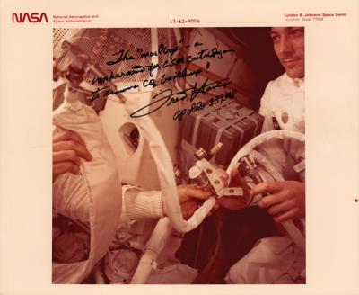 Lot #9397 Fred Haise Signed Photograph - Image 1