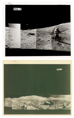 Lot #9901 Paul W. Gast (2) Lunar Surface NASA Photographs