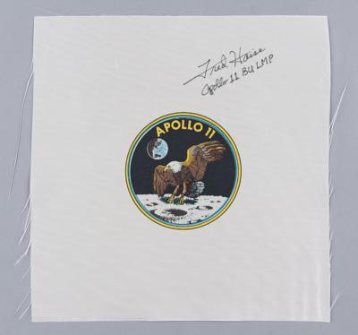 Lot #9323 Fred Haise Signed Apollo 11 Beta Cloth - Image 1