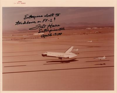 Lot #9789 Fred Haise Signed Photograph