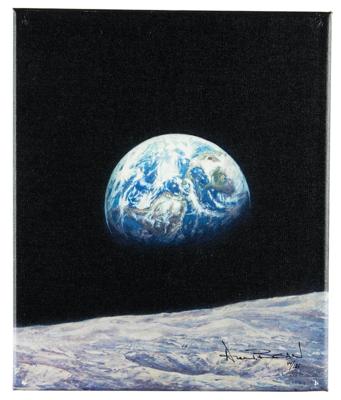 Lot #9350 Alan Bean Signed Giclee Print: 'Mother Earth'