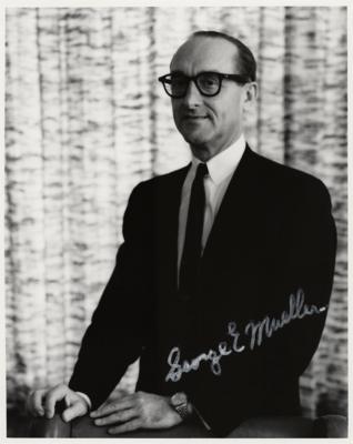 Lot #9701 George Mueller Signed Photograph