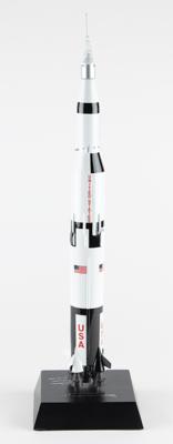 Lot #9379 Fred Haise Signed Saturn V Rocket Model - Image 2