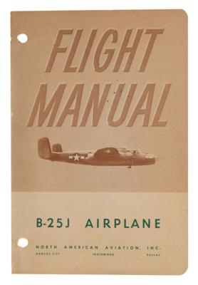 Lot #9027 North American B-25J Mitchell Flight Manual - Image 2