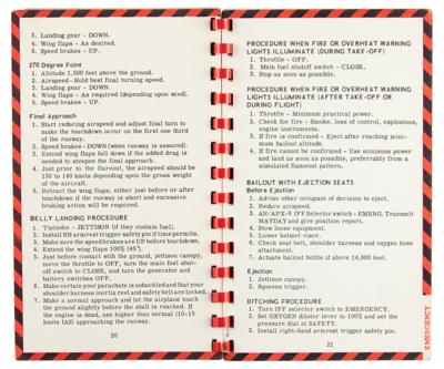 Lot #9028 Lockheed T-33A Shooting Star Aircrew Checklist - Image 2