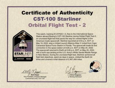 Lot #9010 ISS/Boeing Starliner Flown Seiko Watch - Image 8